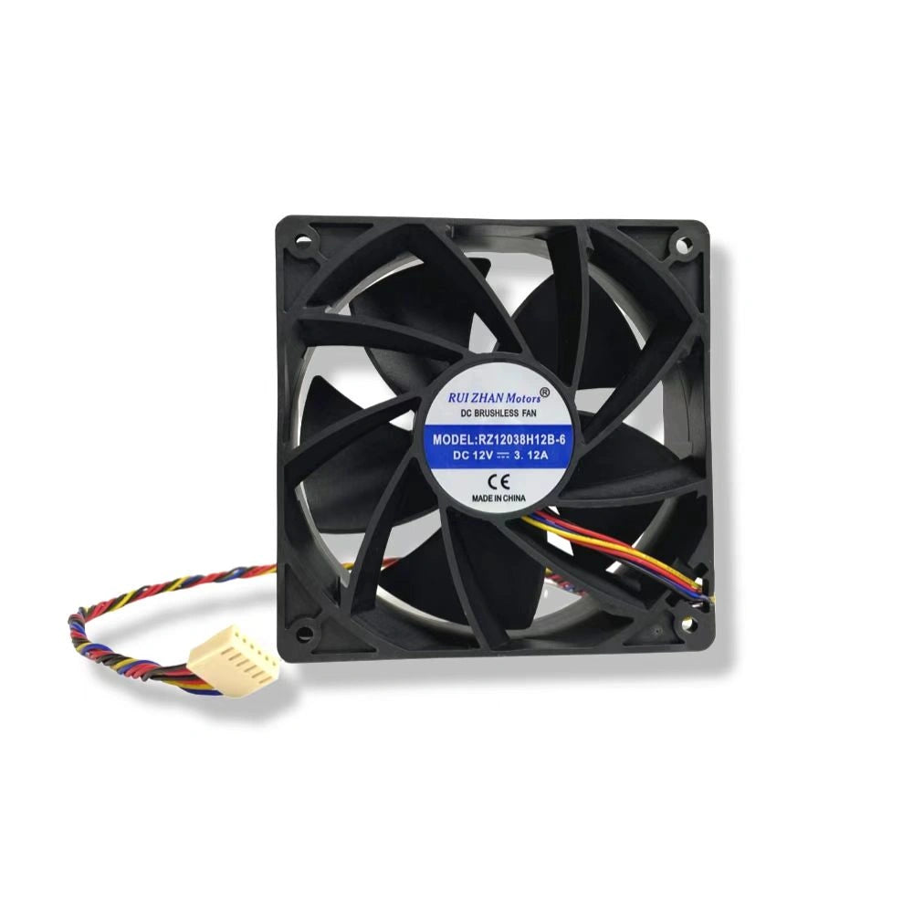 12cm DC Brushless Cooling Fan - RZ12038H12B-6, 120x120x38mm